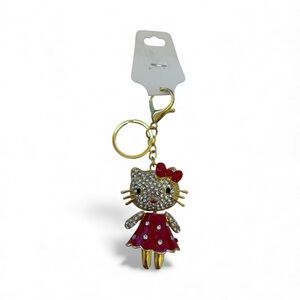 Hello Kitty Red and Gold Key Holder